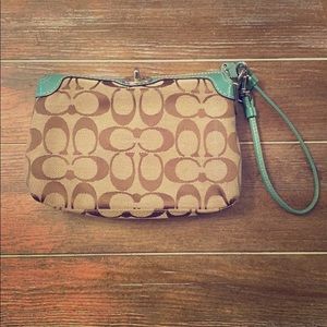 NWOT Coach Signature Wristlet